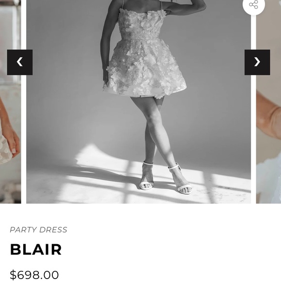 Blair White Party Dress - Picture 6 of 6